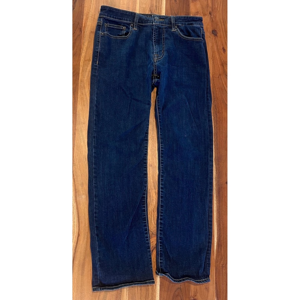 American Eagle Mens Original Straight Active Flex Jeans Dark Wash 30x30